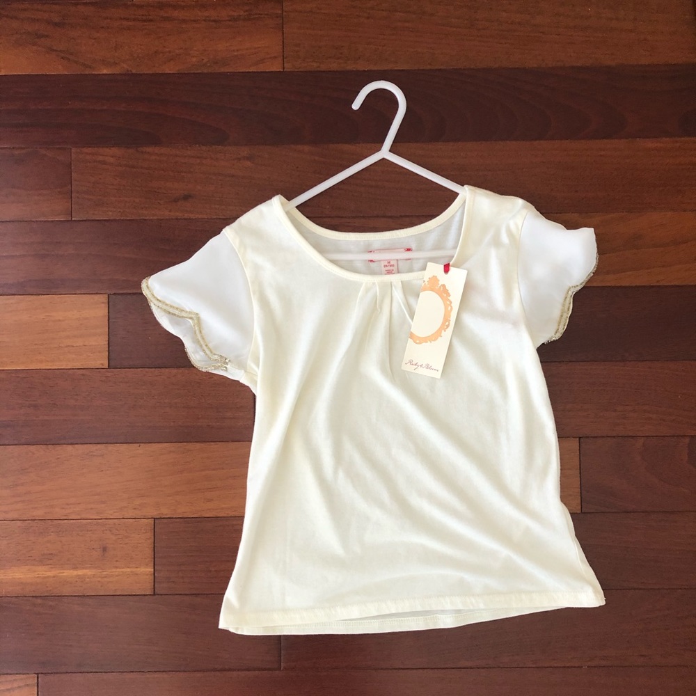 Ruby and Bloom white blouse